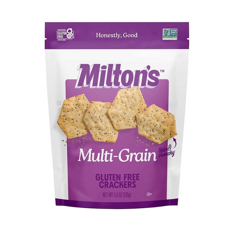 High-Fiber Protein Crackers