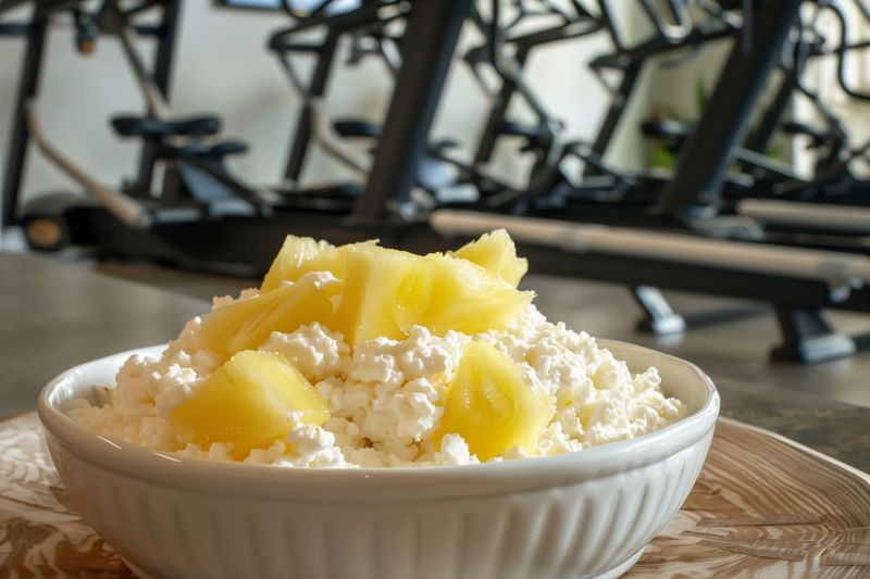 Cottage Cheese with Pineapple