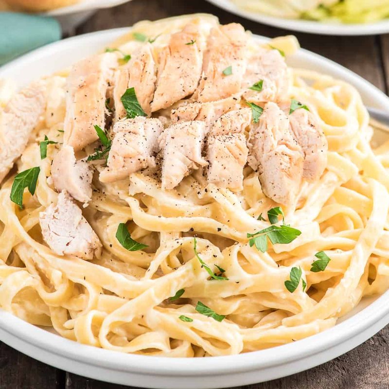 Ordering Fettuccine Alfredo as Your Main