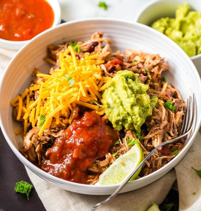 Instant Pot Chicken Burrito Bowls