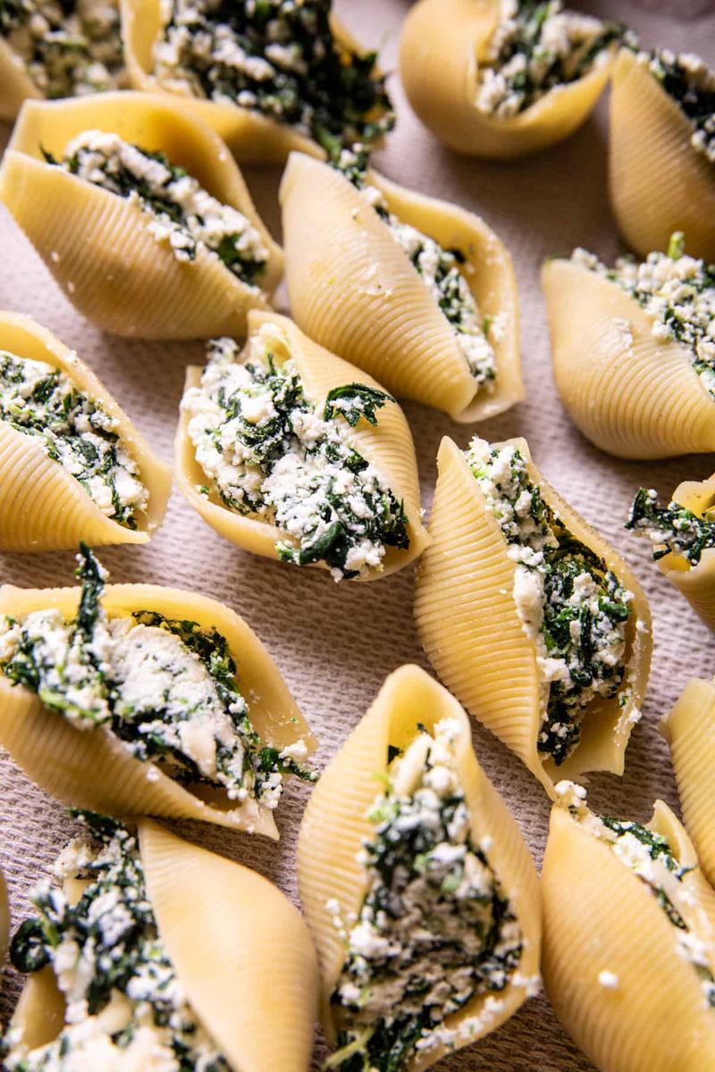 Creamy Mushroom and Gruyere Shells