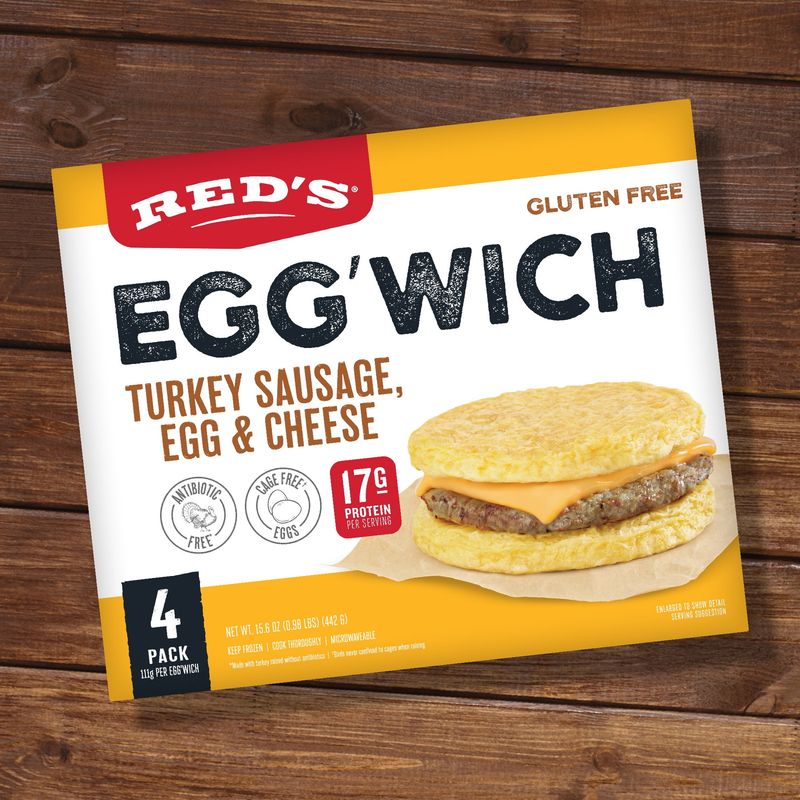 Red's Turkey Sausage Egg'Wich