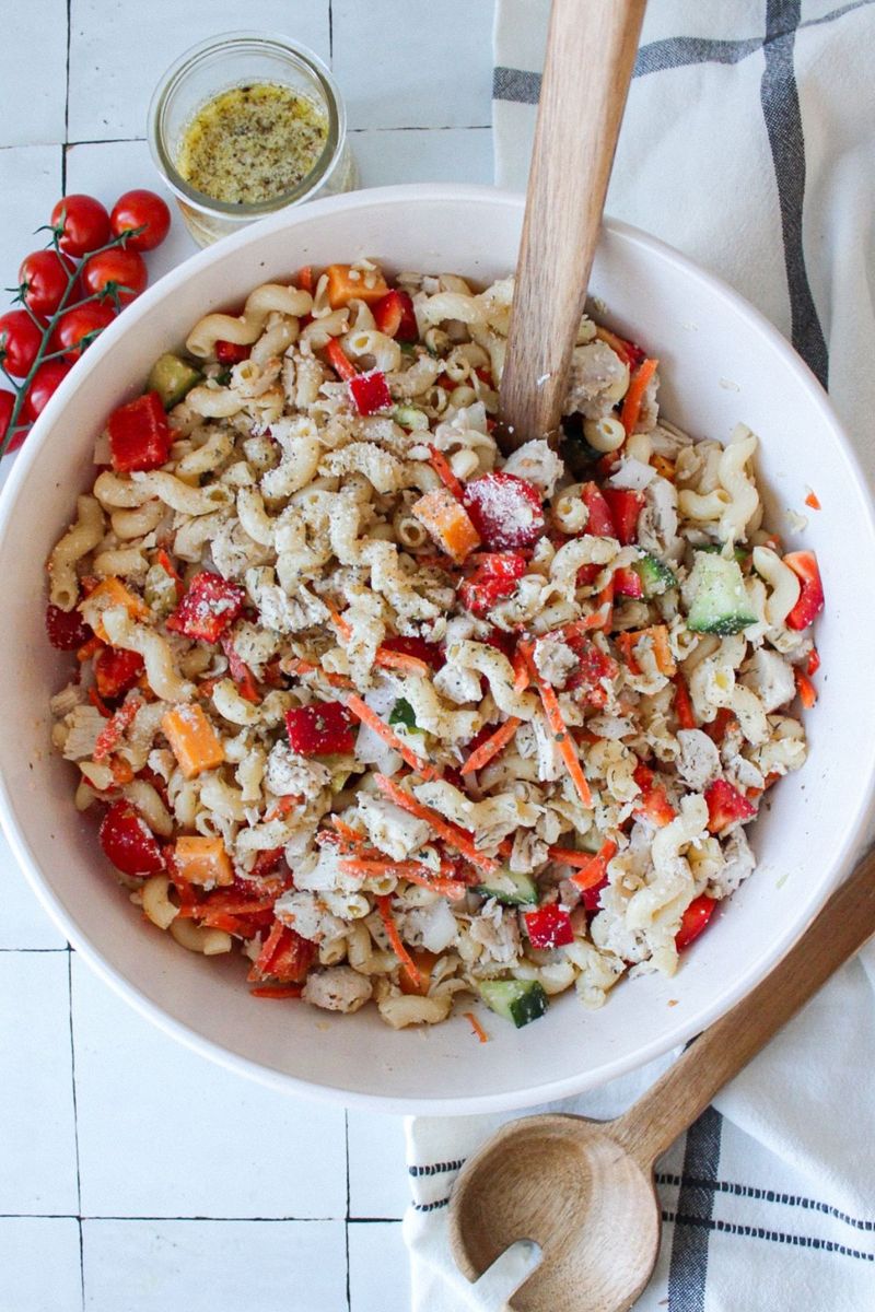 High-Protein Pasta Salad