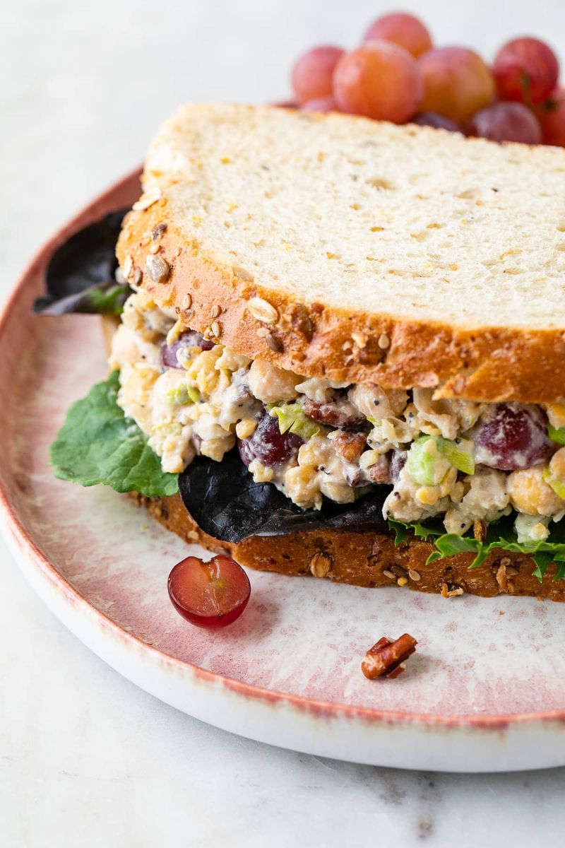 No-Chicken Salad Sandwich