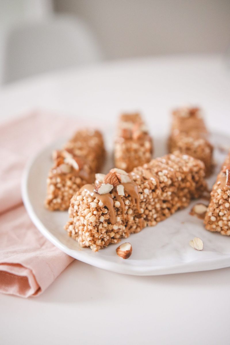 Vanilla Cashew Quinoa Bars