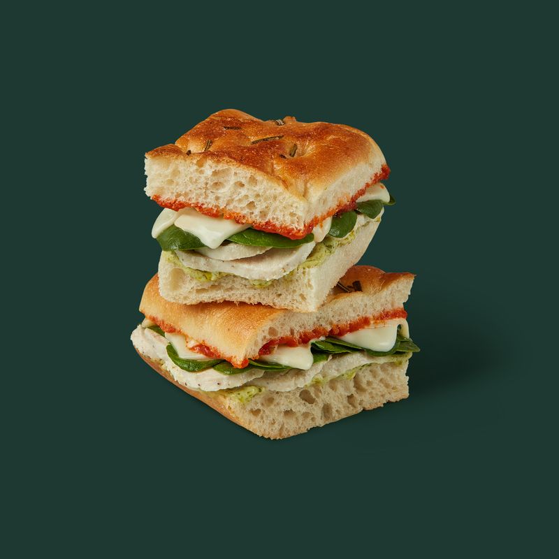 Starbucks Chicken Pesto Focaccia
