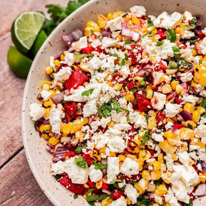 Sweet and Smoky Charred Corn Salad
