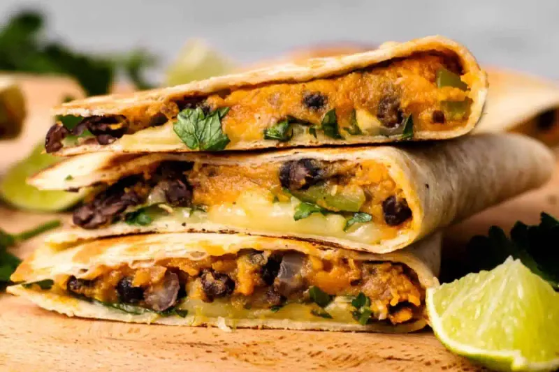 Sweet Potato and Black Bean Quesadillas