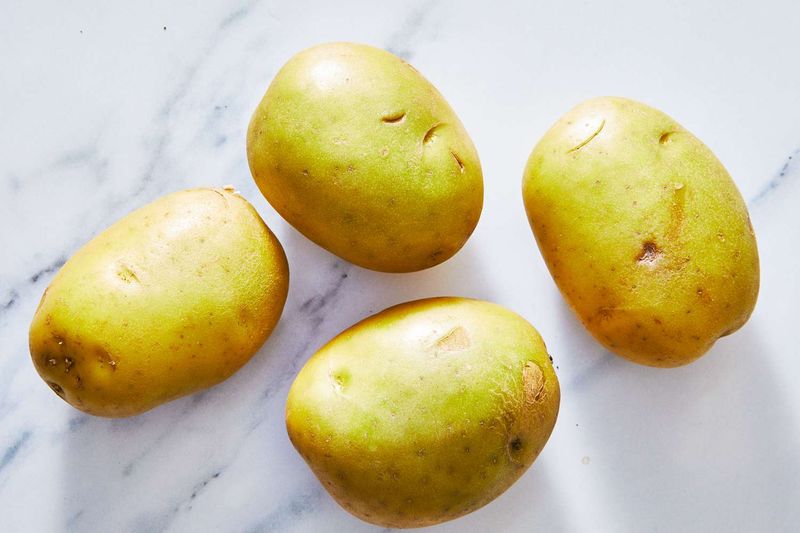 Potatoes: Green Means Stop