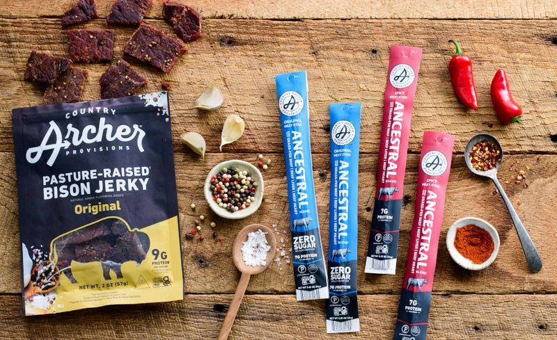 Archer's Bison Jerky and Mini Sticks