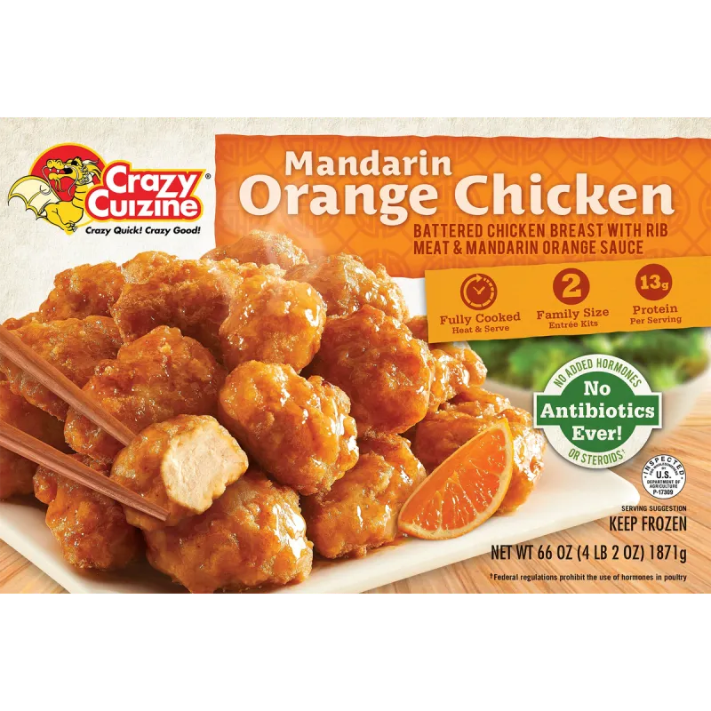 Three-pound Bag of Mandarin Orange Chicken
