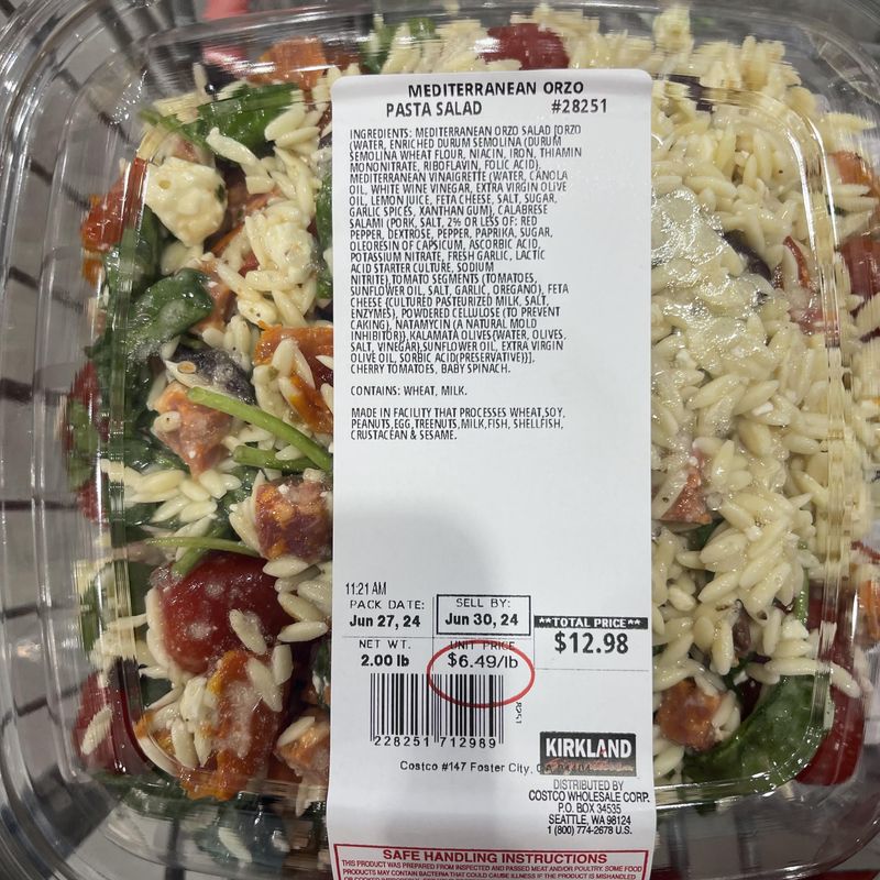 Mediterranean Orzo Salad