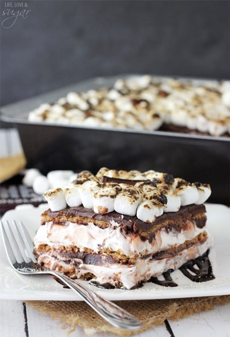 S'mores Icebox Cake