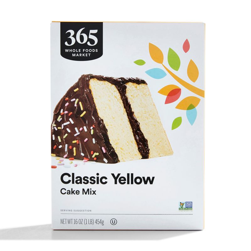 365 Whole Foods Classic Yellow Cake Mix