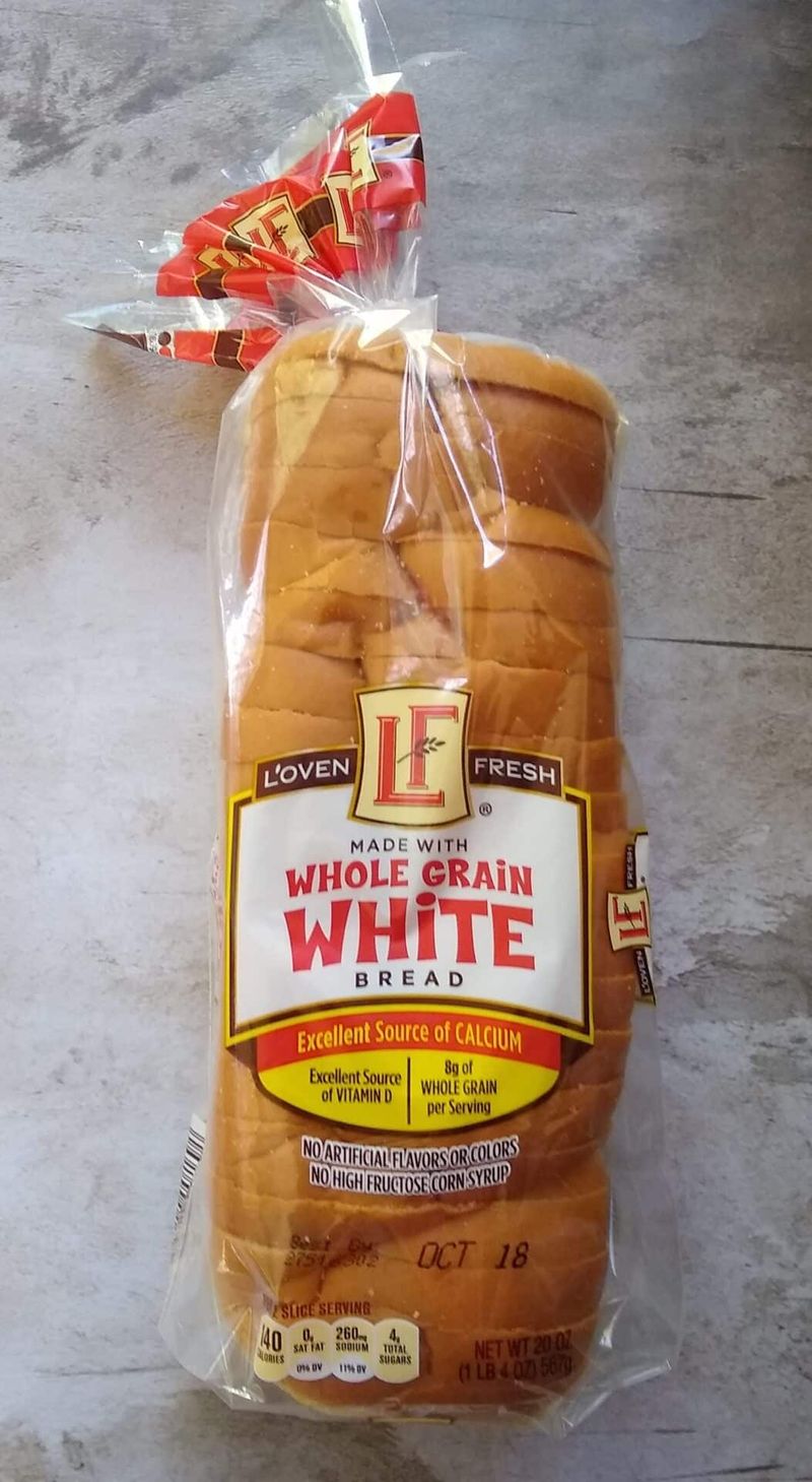 L'oven Fresh Whole Grain White Bread ($2.19)
