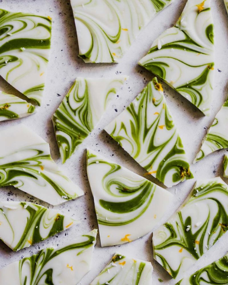 Matcha White Chocolate Bark