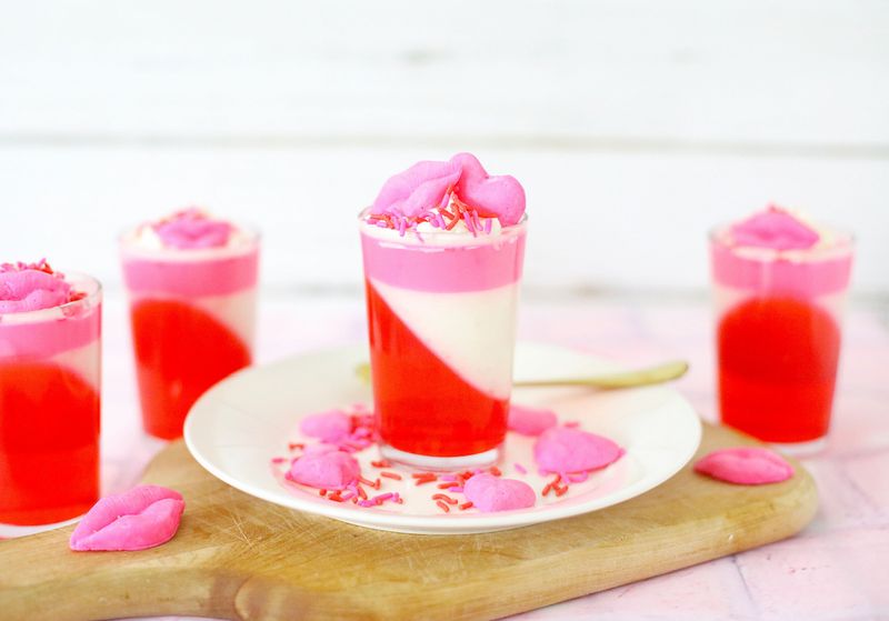 Layered Jello Cups