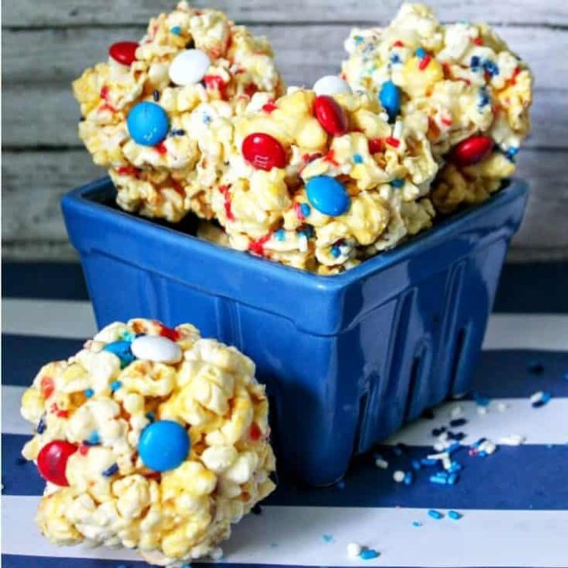 Patriotic Popcorn Balls