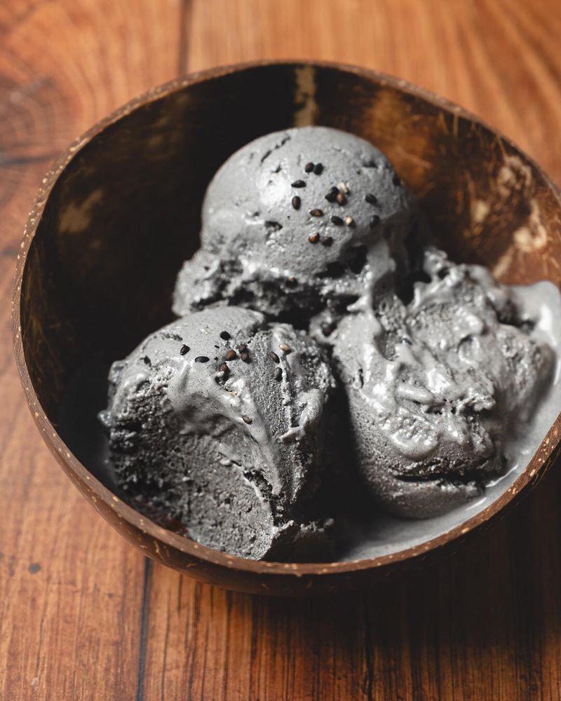 Black Sesame Ice Cream