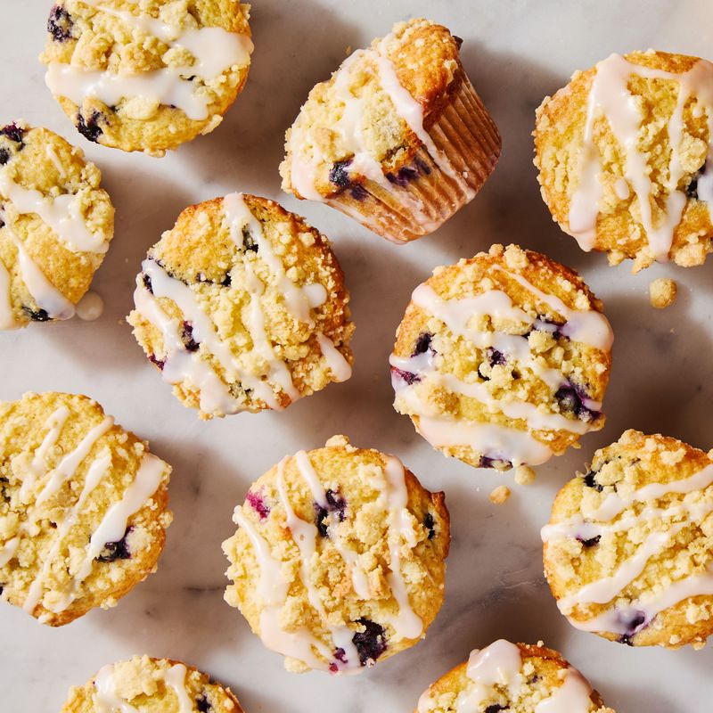 Blueberry-Lemon Crumb Muffins