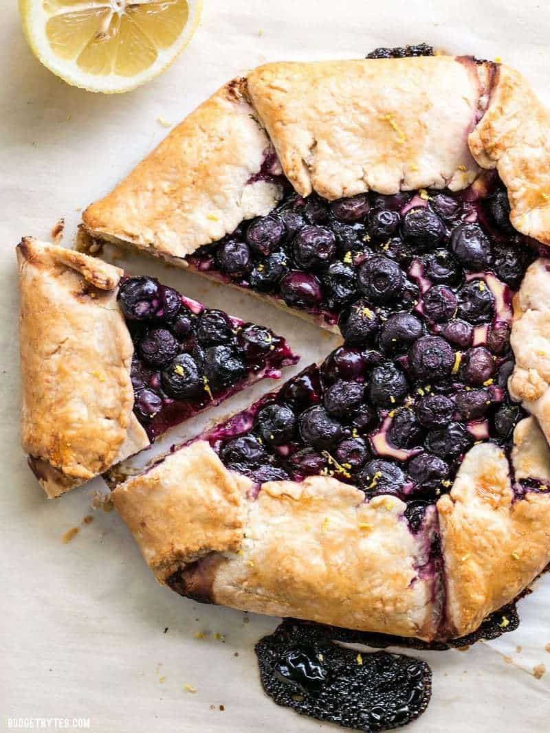 Lemon-Blueberry Galette