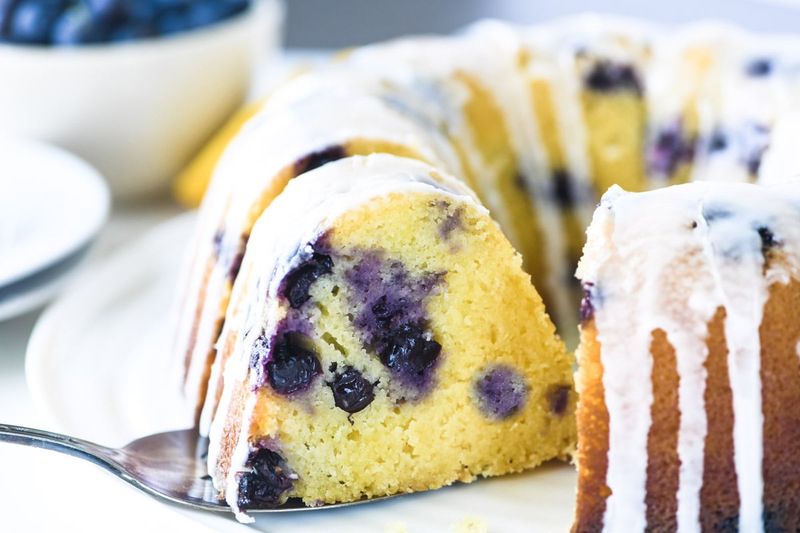 Fresh Lemon-Blueberry Bundt Cake