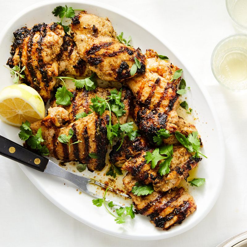 Lemon Marinated Kefir Chicken