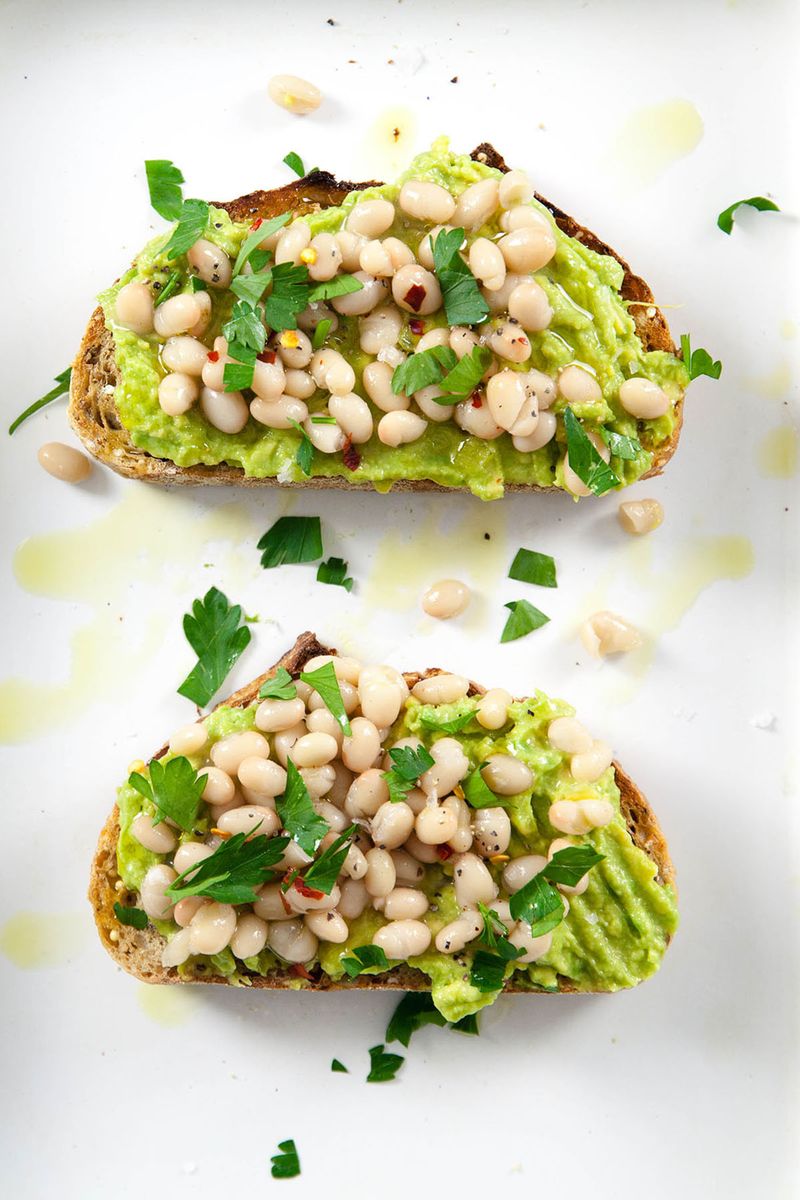 Avocado and White Bean Toast