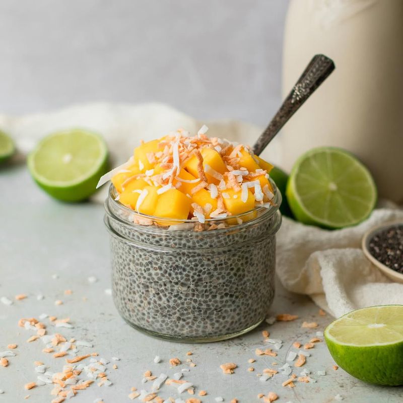 Lime Coconut Chia Pudding