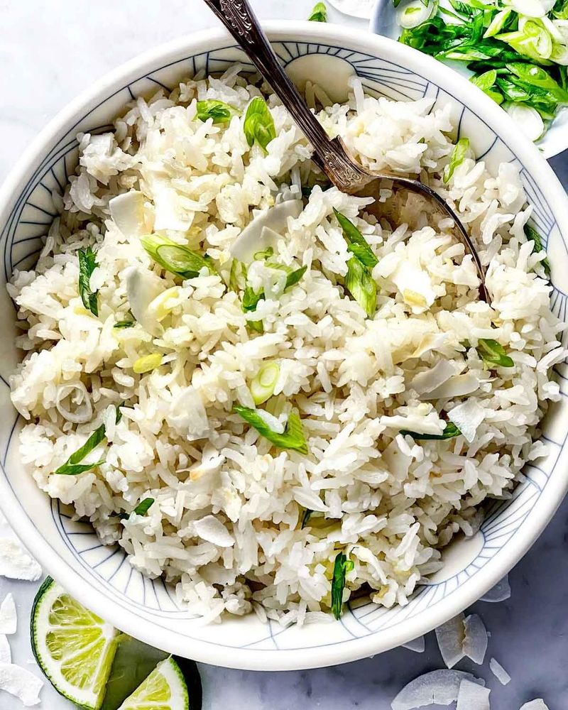 Lime-Infused Coconut Rice