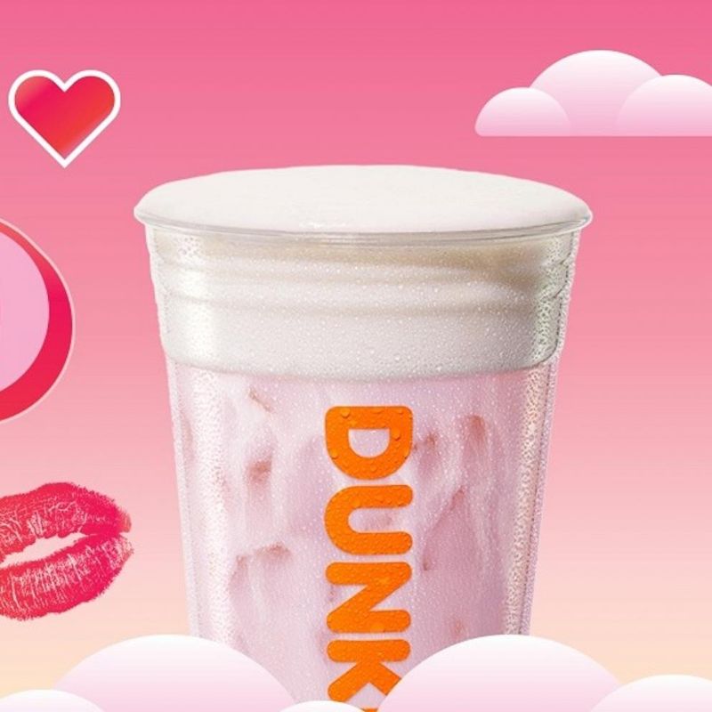 Dunkin's Sabrina's Strawberry Dream Refresher