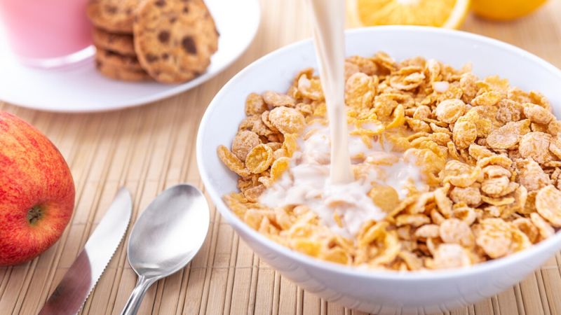 Cornflakes With Warm Milk