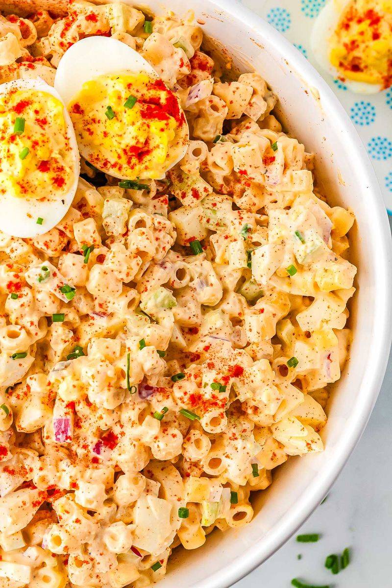 Deviled Egg Pasta Salad