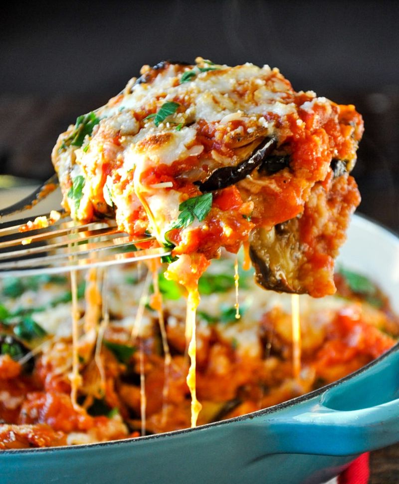Eggplant Parmesan Bake