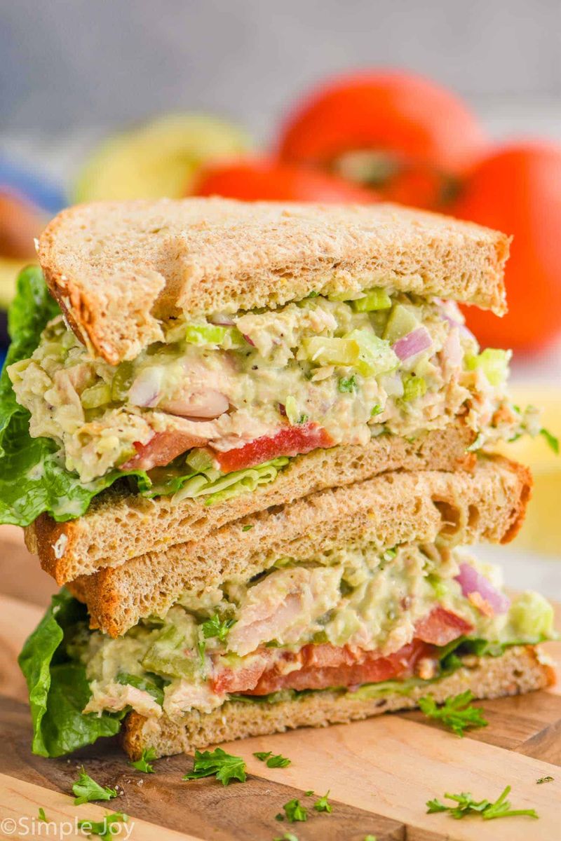 Avocado Tuna Salad Sandwich