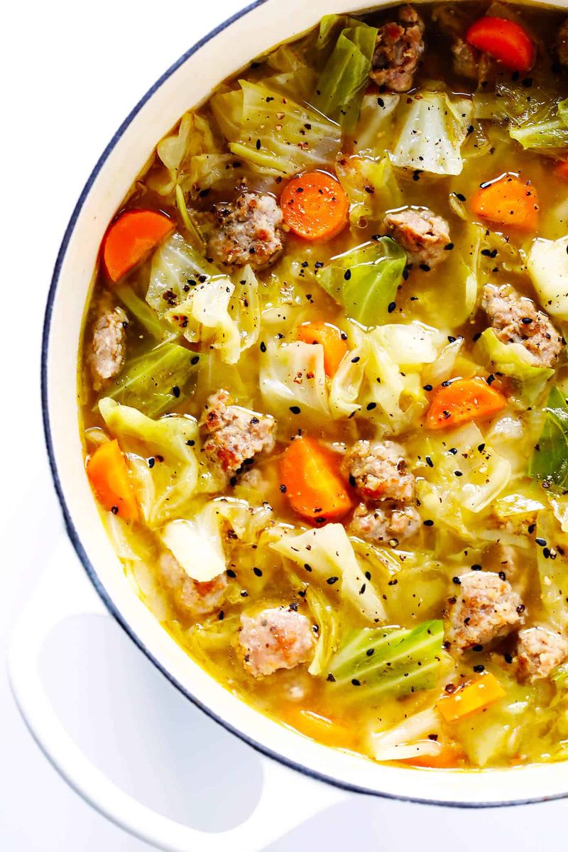 Deconstructed Egg Roll Soup