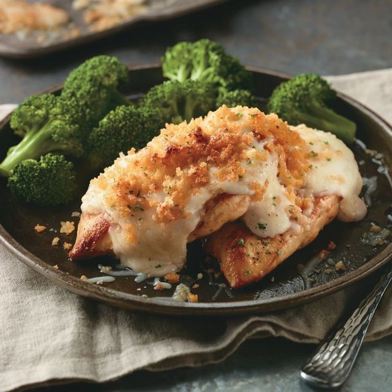 Lunch-Sized Parmesan Crusted Chicken