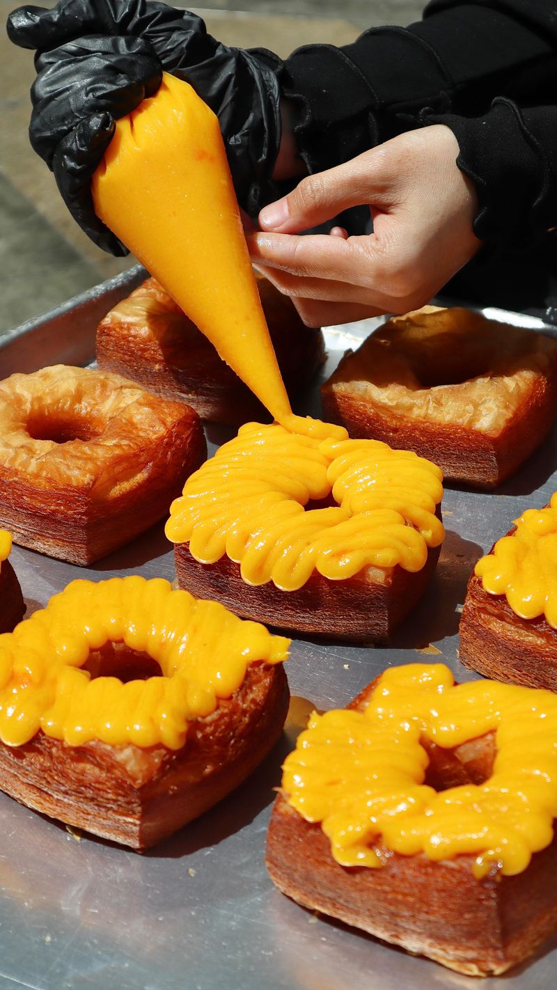 Cronuts Filled with Eggs