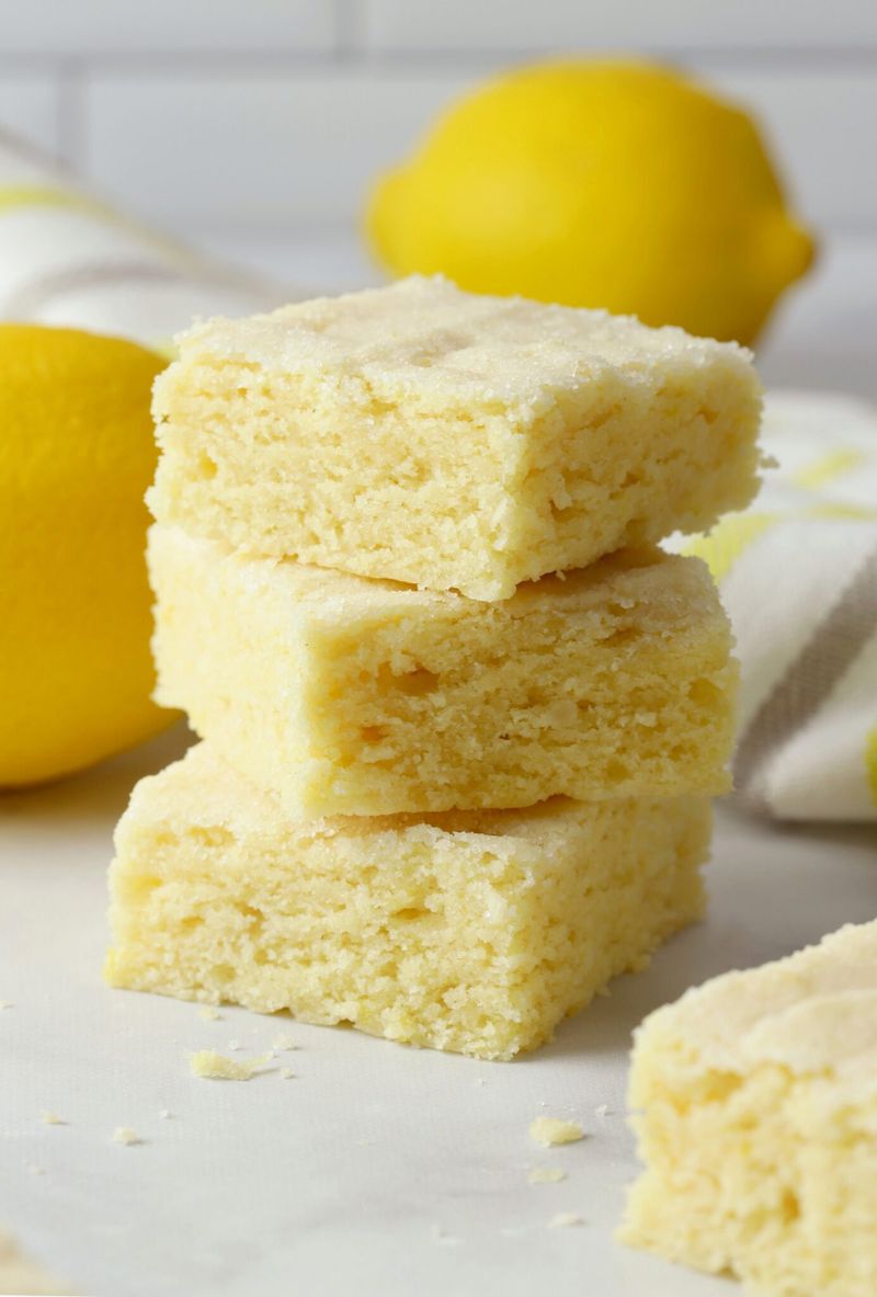 Lemon Sugar Cookie Bars