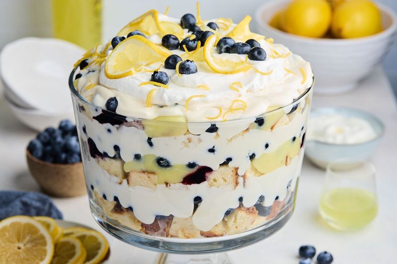 Lemon Blueberry Trifle
