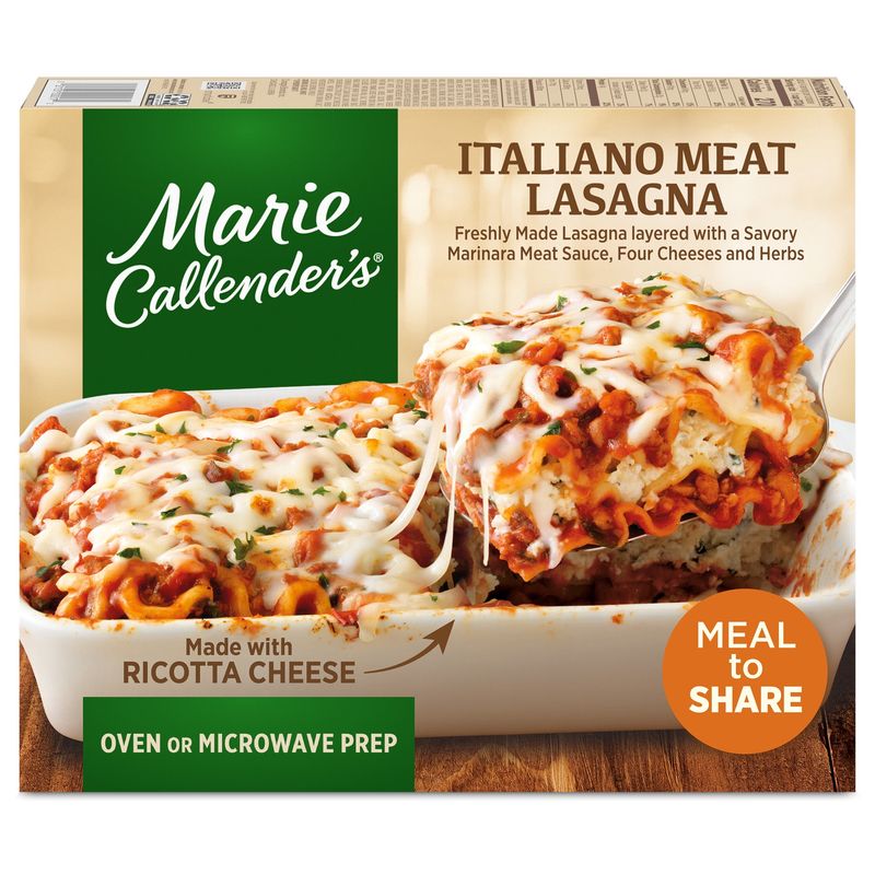 Marie Callender's Lasagna with Ricotta Cheese