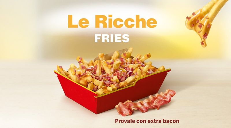 Le Ricche Cheese & Bacon (Italy)