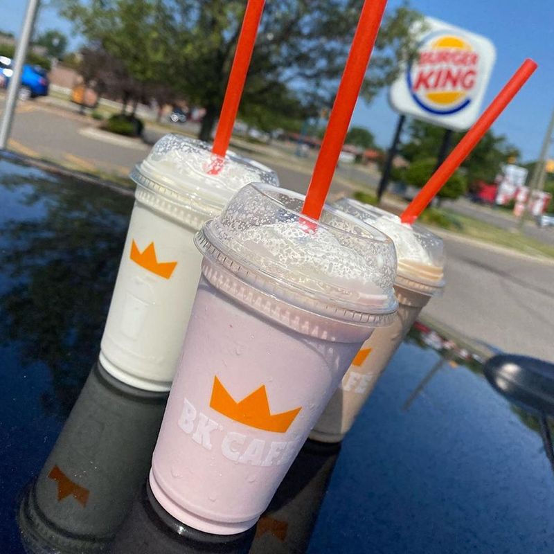 Burger King – Shakes made with a dessert base