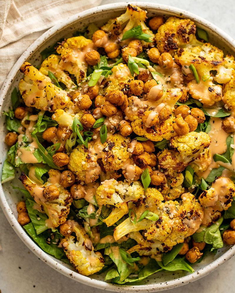 Cauliflower Cashew Lunch Bowls