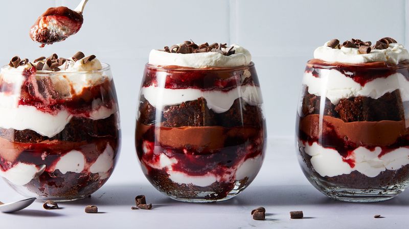 Mini Black Forest Trifles