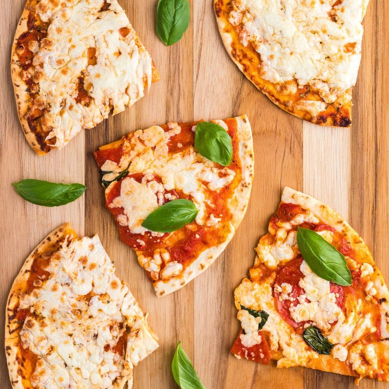 Crispy Tortilla Pizzas