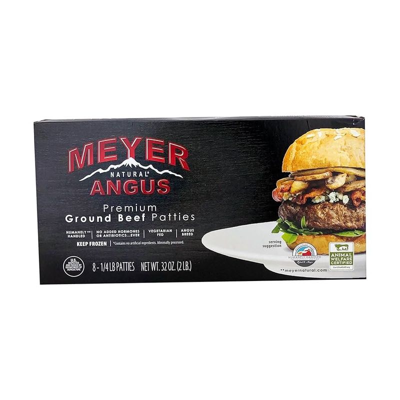 Meyer Natural Angus Premium Ground Beef Patties