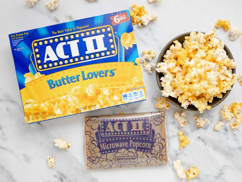 Microwave Popcorn with Butter Flavoring