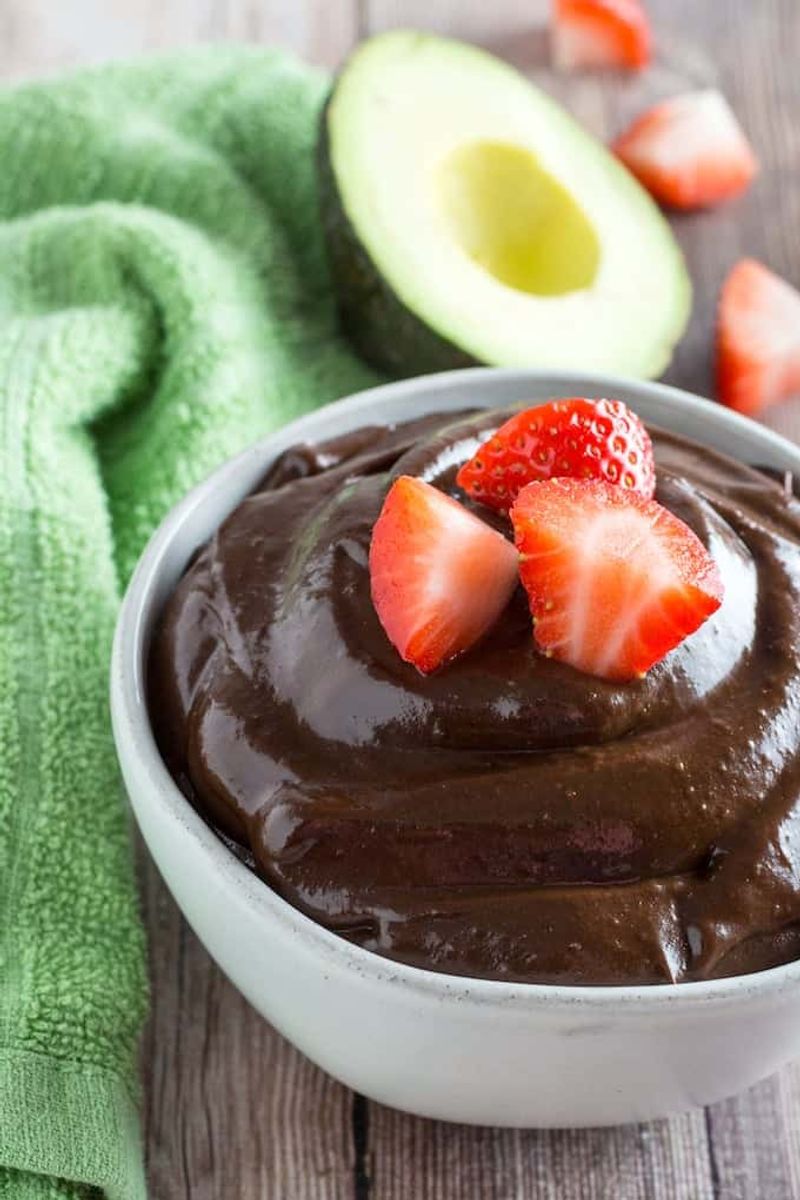 Dark Chocolate Avocado Pudding