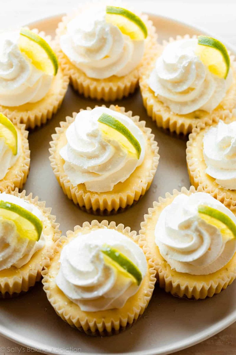 Mini Margarita Cheesecakes